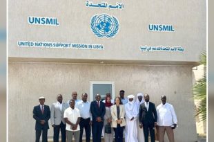 خوري تلتقي وفد التبو لبحث المسار السياسي بالبلاد