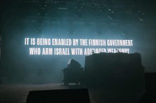 فرقة أيرلندية تتهم فنلندا بتسليح إسرائيل وتدعم فلسطين في مهرجان موسيقي