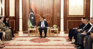 المنفي يتسلم خطة أممية لدعم العملية السياسية في ليبيا