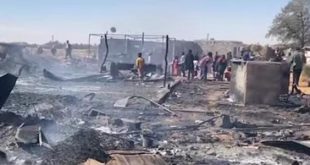 سليمان يرجع سبب حريق مخيمات اللاجئين السودانيين إلى الأحمال الزائدة على شبكة الكهرباء