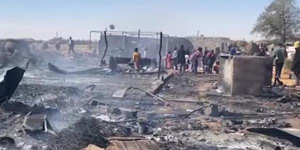 سليمان يرجع سبب حريق مخيمات اللاجئين السودانيين إلى الأحمال الزائدة على شبكة الكهرباء