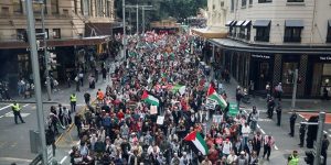 احتجاجات حاشدة في أستراليا دعماً لفلسطين وسط خلاف مع إسرائيل