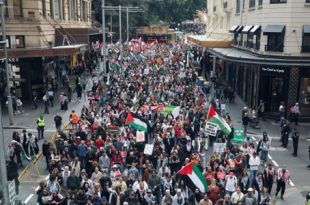 احتجاجات حاشدة في أستراليا دعماً لفلسطين وسط خلاف مع إسرائيل