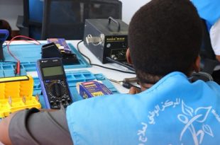 تدريبات عملية لنزلاء مركز علاج المدمنين