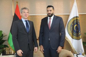 وزير الاقتصاد المكلف يبحث تسوية أوضاع الشركات الألمانية