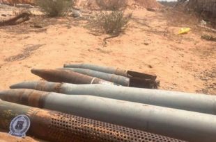 تفكيك قذائف حربية داخل مزرعة جنوب الزاوية