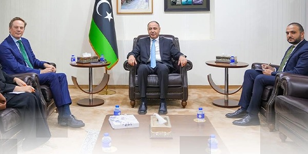 ليبيا وهولندا تبحثان تعزيز العلاقات واستئناف عمل السفارة الهولندية  