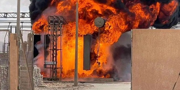 اندلاع حريق بمحطة كهرباء تيجي يتسبب في انقطاع التيار عن الأهالي