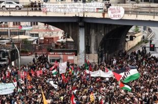 إضراب عمال موانئ في إيطاليا احتجاجاً على الابادة في غزة