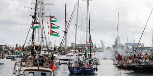 “انطلاق ‘أسطول الصمود العالمي’ من برشلونة نحو غزة.. وأكبر محاولة حتى الآن لكسر الحصار البحري