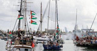 “انطلاق ‘أسطول الصمود العالمي’ من برشلونة نحو غزة.. وأكبر محاولة حتى الآن لكسر الحصار البحري