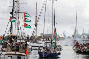 “انطلاق ‘أسطول الصمود العالمي’ من برشلونة نحو غزة.. وأكبر محاولة حتى الآن لكسر الحصار البحري