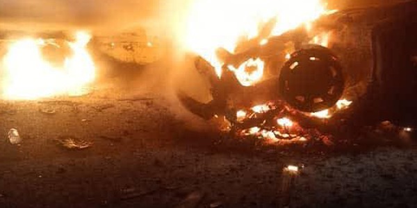 تفجير سيارة مفخخة في محيط معسكر اللواء 444 ببني وليد