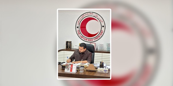 الأمين العام للهلال الأحمر الليبي يشيد بتضحيات فرق الطوارئ والشهداء في إعصار دانيال