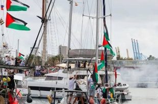 تحالف دولي يضم ليبيا يحذر من أي انتهاك ضد أسطول الصمود المتجه إلى غزة