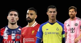 قائمة FIFPRO لعام 2025: عودة ميسي ورونالدو، وتألق عربي بمشاركة صلاح وحكيمي في سباق الـ 26 نجمًا