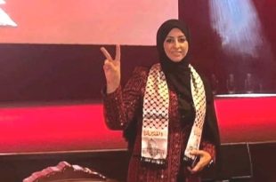 "رولا غانم" تُهدي فلسطين «تنهيدة حرية» وتفوز ب"كتارا"