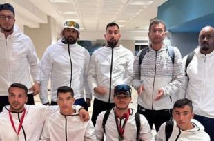 فضية وبرونزية لمنتخب ليبيا في بطولة أفريقيا للتجديف الشاطئي