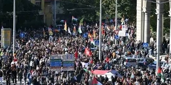 مظاهرات مليونية بإيطاليا دعماً لغزَّة