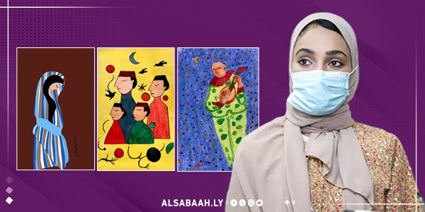 "نعيمة قصيبات" تنثر الألوان الليبية في "اللوفر"