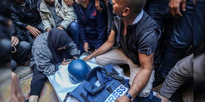 اليونسكو أدانت استهداف 69 صحفيا فقط من 254 استشهدوا في غزة