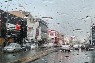 أمطار رعدية وانخفاض في درجات الحرارة