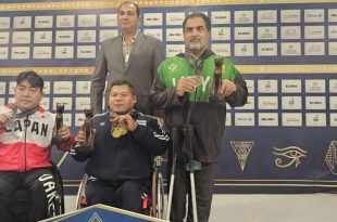 البطل الليبي عصام كرير يحصد برونزية العالم في رفعات القوة