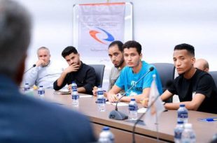 الصحافة تقيم ورشة عمل مع قسم الاعلام بالجامعة الاسمرية