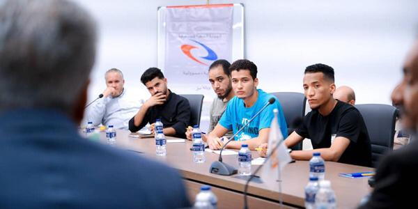 الصحافة تقيم ورشة عمل مع قسم الاعلام بالجامعة الاسمرية