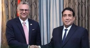 المنفي يبحث مع مستشار ترامب تطورات الأوضاع في ليبيا