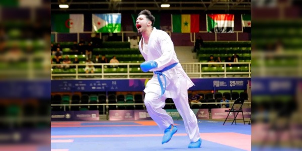 البطل "نوري السعداوي" يتأهل لدور "16" في بطولة العالم للكاراتيه