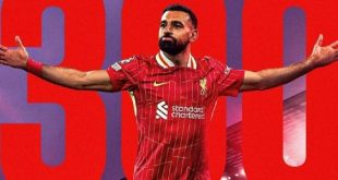 محمد صلاح يدخل نادي الـ 300 رغم هزيمة ليفربول القاسية