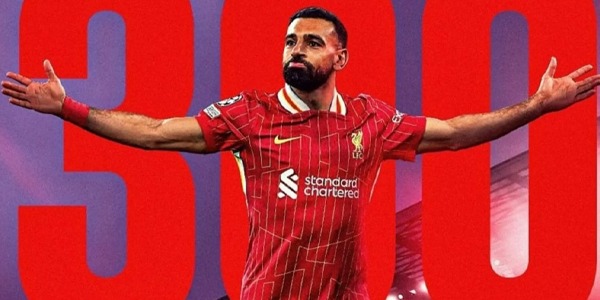 محمد صلاح يدخل نادي الـ 300 رغم هزيمة ليفربول القاسية