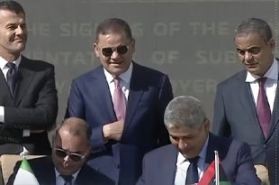 إطلاق مشروع الطريق الفرعي "العزيزية – رأس جدير" بطول 106 كلم بتمويل إيطالي