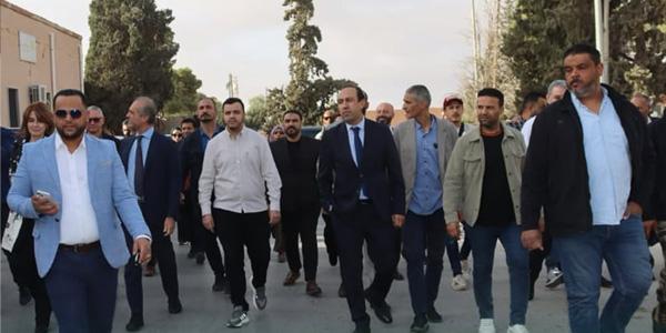 وفد إيطالي وبرنامج الأمم المتحدة لتقييم الوضع المائي في يفرن والقلعة