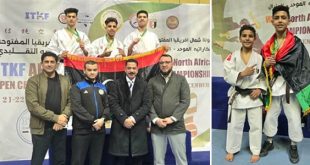 حصيلة مميزة لأبطال ليبيا في اليوم الثاني من البطولة الإفريقية للكاراتيه