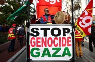 هولندي يتوج بجائزة الكاريكاتير الأوروبي عن رسم يفضح الإبادة الإسرائيلية