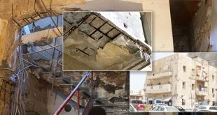 الخبير الهندسي (حاتم بشير): الانهيار سيحل بالمباني المتهالكة مالم تتم صيانتها