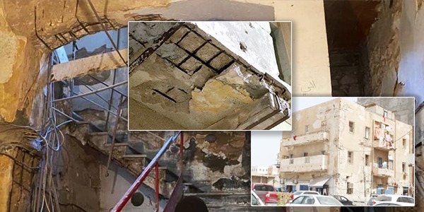 الخبير الهندسي (حاتم بشير): الانهيار سيحل بالمباني المتهالكة مالم تتم صيانتها
