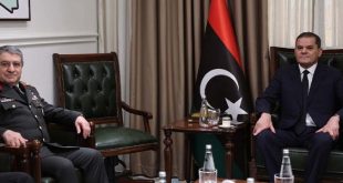 الدبيبة يستقبل رئيس هيئة الأركان العامة التركية