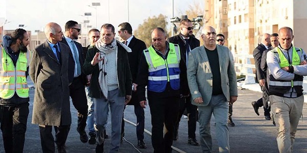 الدبيبة يتفقد مشروع إنشاء جسر تقاطع صلاح الدين بطرابلس