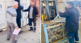 بدء صرف معدات ربط محطة الحبايبية بجهد 220 ك.ف