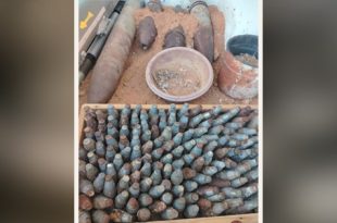 إزالة كميات كبيرة من مخلفات الحرب والذخائر غير المنفجرة في عدة مناطق غربية 