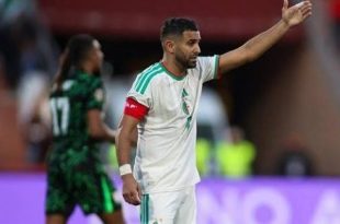 محرز ينهي الجدل حول التحكيم ويتقبل خسارة الجزائر أمام نيجيريا