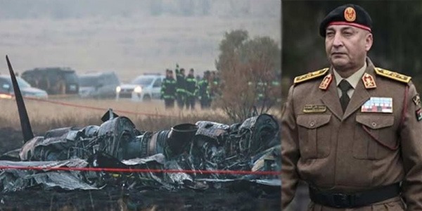 الأناضول: التقرير الأولي لحادث تحطم طائرة المشير الحداد يؤكد اصطدامها بتلة أثناء التحليق