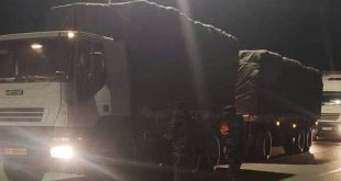 ضبط شاحنات مخالفة محملة بالسلع الغذائية في مزدة وتوقيف المخالفين