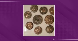 مراقبة آثار بنغازي تستلم تسع قطع نقدية أثرية