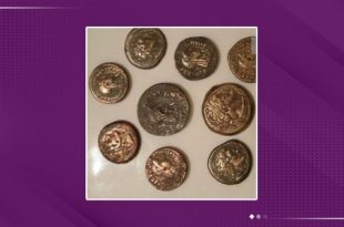 مراقبة آثار بنغازي تستلم تسع قطع نقدية أثرية