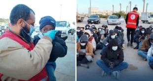 الهلال الأحمر الليبي ينقذ مهاجرين قبالة سواحل "طبرق"