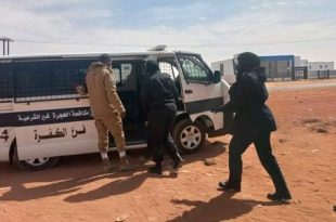 أمن الكفرة وجهاز مكافحة الهجرة غير الشرعية ينفذان حملة لمكافحة التسول